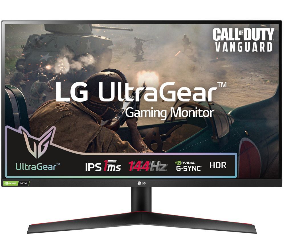 LG UltraGear 27GN800-B Quad HD 27" IPS LCD Gaming Monitor - Black, Black