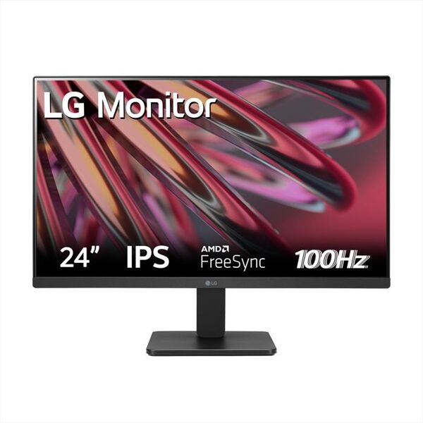 lg monitor led fhd 23,8 24mr400-nero