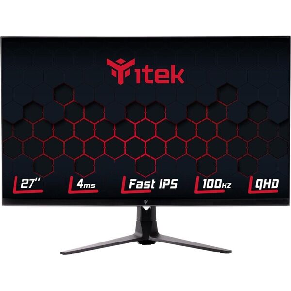 bitek monitor ggf 27 2k, wqhd 2560x1440, ips, 100hz, 16:9, 4ms od, 2 x hdmi, dp, speaker, hdr, g- sync, freesync