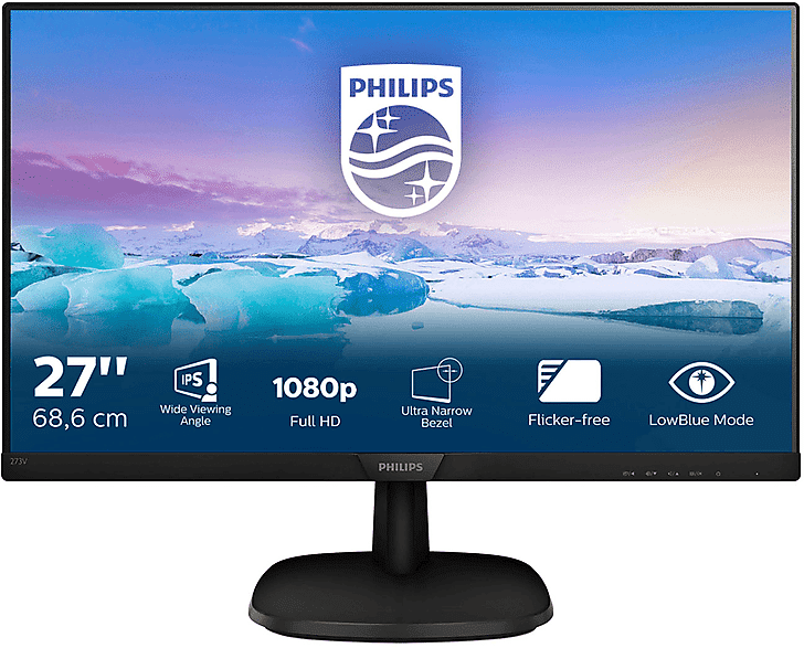 Philips 273V7QDAB MONITOR, 27 pollici, Full-HD, 56-76 Hz