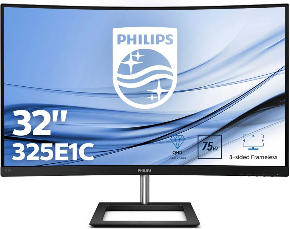 Philips E Line 325E1C/00 Monitor PC 80 cm (31.5) 2560 x 1440 Pixel Quad HD LCD Nero