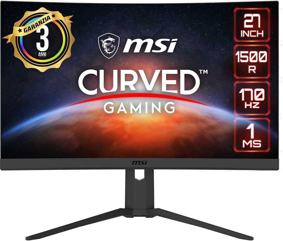 MSI Optix G27CQ4P E2 LED display 68,6 cm (27) 2560 x 1440 Pixel Quad HD Nero