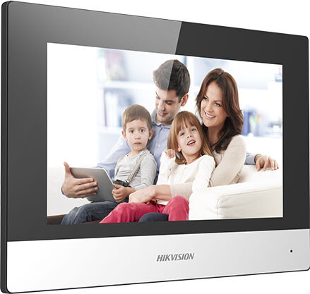 HIKVISION DS-KH6320-WTE1.VideoIntercom Display 7"Touch PoE Nero wi-fi Ris.1024x600