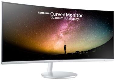 Samsung Monitor 3,5 mm stereo QLED Nero  34poll C34F791 DisplayPort, HDMI, LC34F791WQUXEN