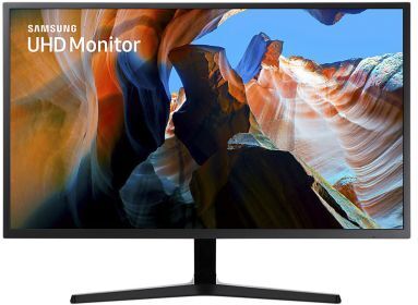 Samsung Monitor 3,5 mm stereo QLED  32poll UJ590 DisplayPort, HDMI x2, LU32J590UQUXEN