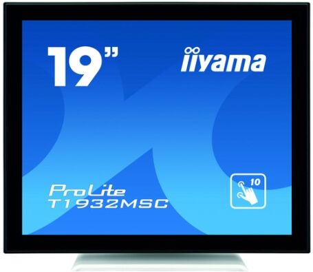 IIYAMA ProLite T1932MSC-W5AG monitor touch screen 48,3 cm (19") 1280 x 1024 Pixel Multi-touch Multi utente Nero, (T1932MSC-W5AG)