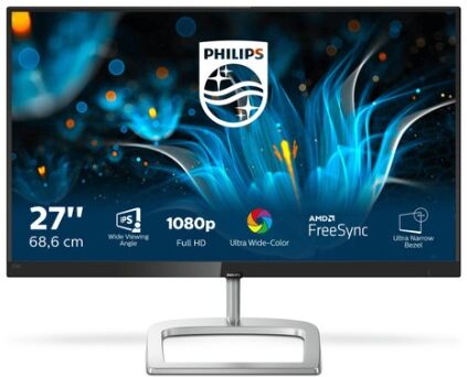 Philips E Line 276E9QDSB/00 LED display 68,6 cm (27") 1920 x 1080 Pixel Full HD Nero, Argento (276E9QDSB/00)