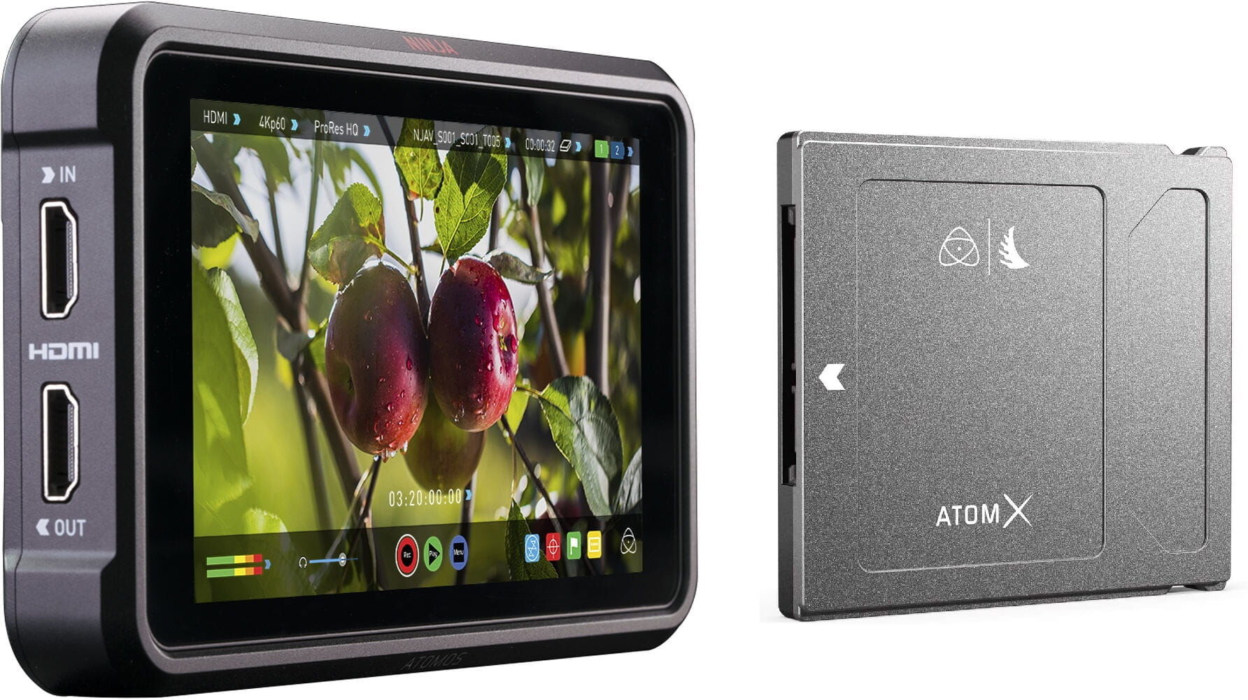 Atomos Rekorder dyskowy Atomos Ninja V + Angelbird AtomX SSDmini 500 GB