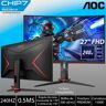 Monitor AOC - 27" Full HD Curvo VA / 240Hz / 0.5ms / AMD FREESYNC / HDMI DP - C27G2ZE/BK