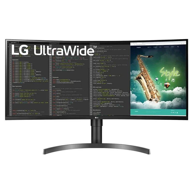 Lg 35wn75c-b 35" ultrawide uwqhd freesync curvo