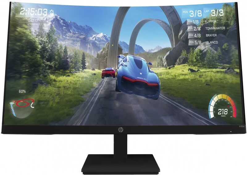 HP x32c 31.5" led fullhd 165hz freesync premium curvo