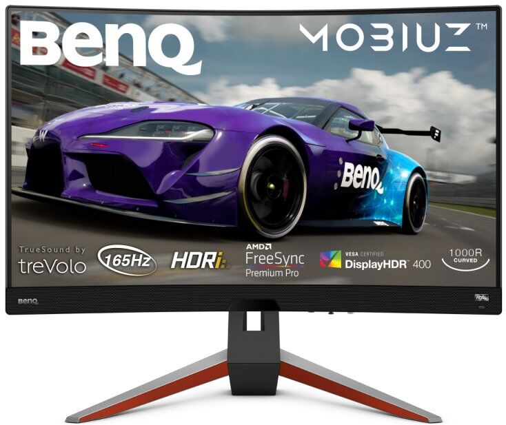 BenQ ex3210r simracing mobiuz 31.5" led qhd 165hz freesync premium pro curvo