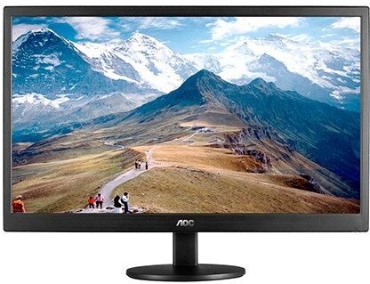 AOC Monitor Led Aoc E2270swn 21 5" Full Hd Preto