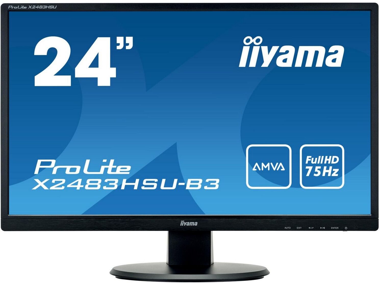 Iiyama Monitor Prolite X2483hsu-b3 Led 23,8" Full Hd (preto) - Iiyama