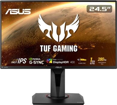 Asus Monitor Gaming VG259QM (24.5'' - 1 ms - 280 Hz - NVIDIA G-Sync, AMD FreeSync)