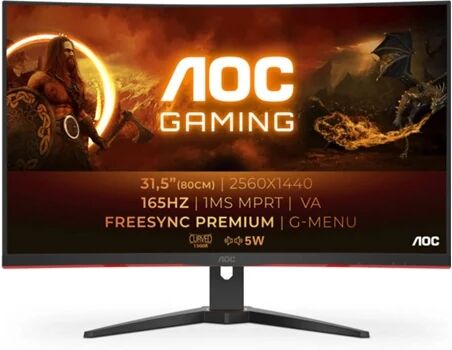 AOC Monitor Gaming CQ32G2SE (31.5'' - 1 ms - 165 Hz - FreeSync Premium)