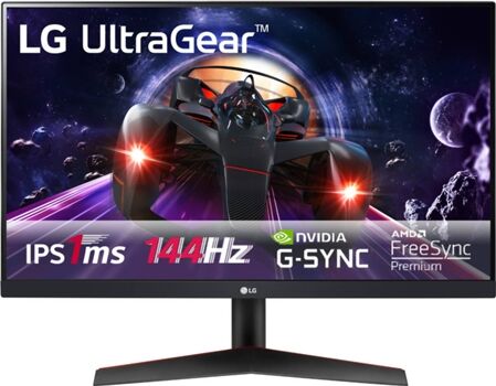 LG Monitor Gaming 24GN600-B (23.8'' - 1 ms - 144 Hz - AMD FreeSync Premium)