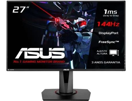 Asus Monitor Gaming VG278Q (27'' - 1 ms - 144 Hz - NVIDIA G-Sync e AMD FreeSync)