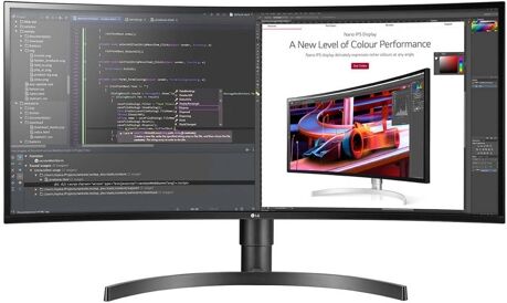 LG Monitor Curvo 34WL85C-B (34'' - Ultra Wide Quad HD - IPS - FreeSync)