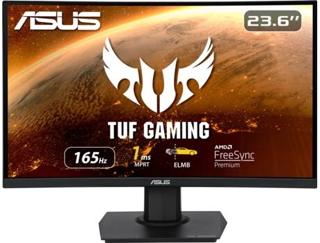 Asus Monitor Gaming Curvo TUF VG24VQE (23.6'' - 165 Hz - 1 ms)