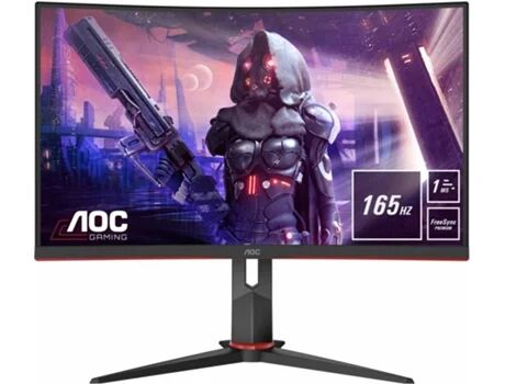 AOC Monitor Gaming Curvo C27G2U/BK (27'' - 1 ms - 165 Hz)