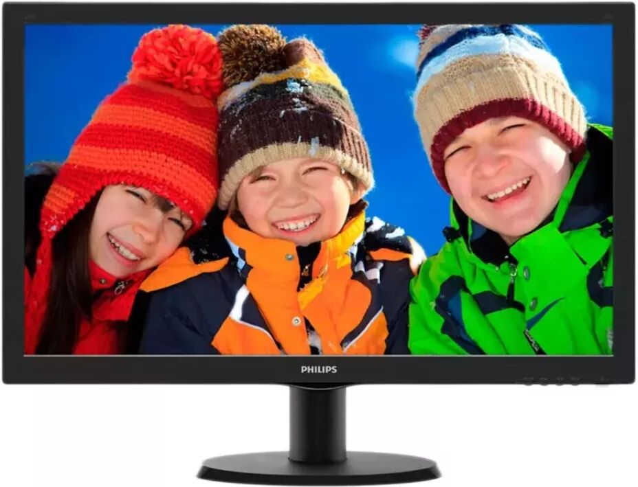 Philips V-line 243V5LHAB, 23,6 LED-monitor, FullHD, högtalare, svart