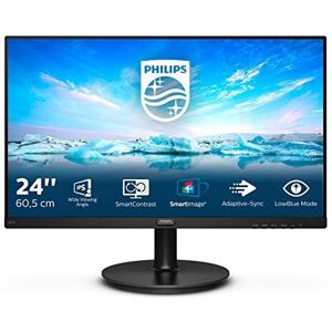 REFURBISHED Philips 242V8A - 24 Inch FHD Monitor,75Hz, 4ms, IPS, Speakers, adaptive Sync, Lo