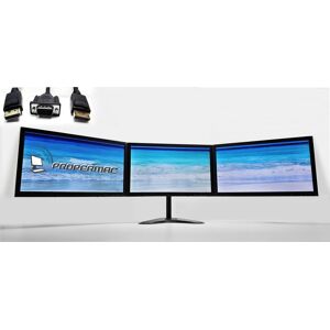 Propermac REFURBISHED TRIPLE MONITOR MULTI SCREEN Bundle Set 3 x 23" 1920 x 1080 DP DP VGA