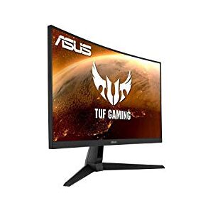 Asus TUF Gaming VG27WQ1B Curved Gaming Monitor 27 Inch WQHD (2560x1440), 165Hz(Above 144Hz), Extreme Low Motion Blur , Adaptive-sync, FreeSync Premium, 1ms (MPRT), HDR10, grey