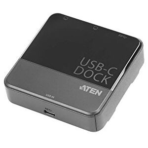 Aten UH3233 USB-HDMI Mini Dock Supports Plug & Play, suitable for dual monitor workstation,Black,4K (UHD) up to 1920 x 1080, 3.1 Dual