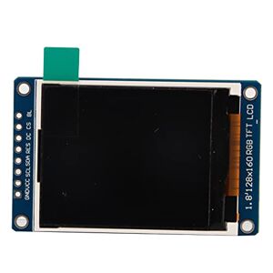 Cosiki TFT Display Board, SPI Interface 8-Pin High Contrast Resolution Screen Module 128 x 160 for Monitor Equipment
