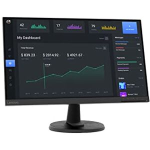 Lenovo D24-40 écran plat de PC 60,5 cm (23.8") 1920 x 1080 pixels Full HD LED Noir