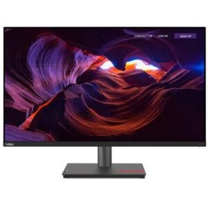 Lenovo ThinkVision P32p-30 Monitor 31.5" 4K UHD IPS 350nits / 60Hz / 4ms / HDMI/DP/USB-C, 3 Years Warranty/Item ID : MON-LEN-99 / Part No. : 63D1RAT1UK (31.5 inches, Raven black)