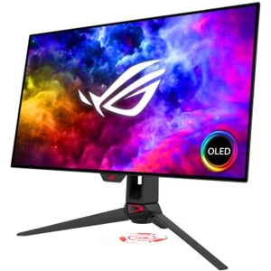 Asus ROG Swift OLED PG27AQDM gaming monitor ― 27-inch (26.5-inch viewable) QHD (2560 x 1440) OLED panel, 240Hz, 0.03 ms response time, G-SYNC&#174; compatible, 99% DCI-P3, true 10-bit color