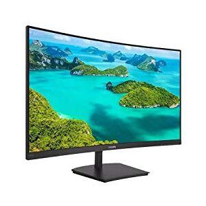 Philips 241E1SC - 24 Inch FHD Curved Monitor, 75Hz, VA, 4ms, AMD FreeSync, SmartImage, LowBlue Mode (1920 x 1080, 250 cd/m², HDMI/VGA)