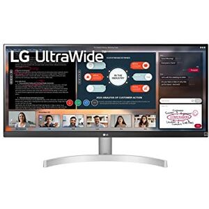 LG Electronics 73cm/29'' (2560x1080) 29WN600-W 21:9 5ms IPS 2xHDMI DisplayPort VESA Speaker UWFHD Silver