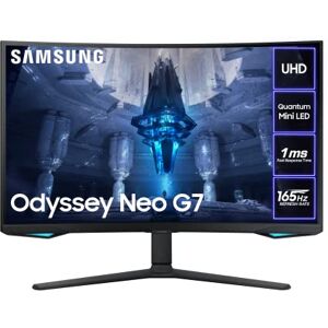 SAMSUNG Odyssey Neo Quantum Mini LED G75NB LS32BG750NPXXU 32" Curved 4K Ultra HD Gaming Monitor - 165Hz, 1ms, 4K 3840x2160, HDR2000, HDMI 2.1, 1000R, Freesync Premium Pro, Height Adjust