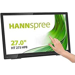 Hannspree HT273HPB 1080p Full HD 27 Inch Anti Glare HS-IPS Touch Screen Monitor with HDMI and VGA Connectivity - Black