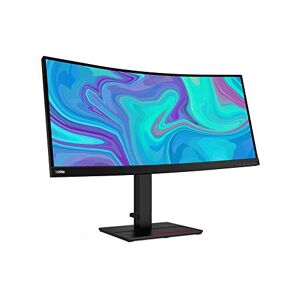 Lenovo ThinkVision T34w-20 écran plat de PC 86,4 cm (34") 3440 x 1440 pixels UltraWide Quad HD LCD Noir