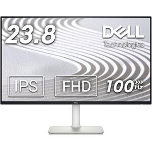 Dell S2425H 24 Inch Full HD (1920x1080) Monitor, 100Hz, IPS, 4ms, 99% sRGB, Built-in Speakers, Ultrathin Bezel, 2x HDMI, 3 Year Warranty, White