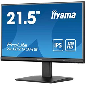 IIYAMA XU2293HS-B5 21.5 Inch IPS LCD with Slim Bezel, 4ms, Freesync, Full HD 1920x1080,1x HDMI,1 x DisplayPort, TCO Certified, 2 x 2W Speakers