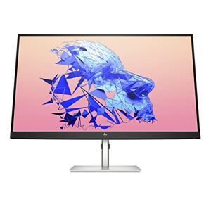 HP U32 4k HDR Monitor, UHD (3840x2160) 32 Inch, Factory Colour Calibrated (99% sRGB, 98% DCI-P3), Height Adjust Tilt and Swivel Stand, VESA Mount Compatible, (1 HDMI, 1 USB C, 1 DP; 3 USB 3.1) Silver