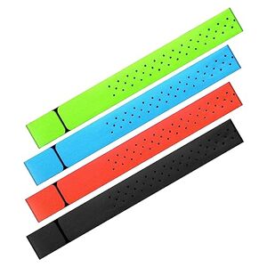Tuhookty 4 Pcs Replacement Heart Rate Monitor Armband Strap Adjustable Replacement Armband Strap 11.8 Inch