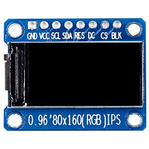 Eighosee IPS RGB Display 0.96 Inch 7P SPI HD 65K Full Color LCD Module ST7735 Drive IC 80X160 (Not OLED)