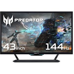 Acer Predator CG437KP 42.5 Inch 4K Ultra HD Gaming Monitor (VA Panel, G-SYNC Compatible, 144Hz (OC), 1ms, HDR 1000, DP, HDMI, USB Hub, Black)