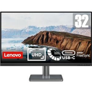 Lenovo L32p-30 LED display 80 cm (31.5") 3840 x 2160 pixels 4K Ultra HD Noir