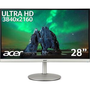 ACER CB282Ksmiiprx 4K Ultra HD 28 LED Monitor - Black & Silver, Black,Silver/Grey