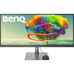 BENQ DesignVue PD3420Q Quad HD 34" IPS LCD Monitor - Dark Grey, Silver/Grey