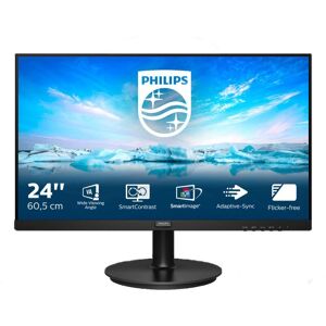 PHILIPS 242V8LA Full HD 24" LCD Monitor - Black, Black