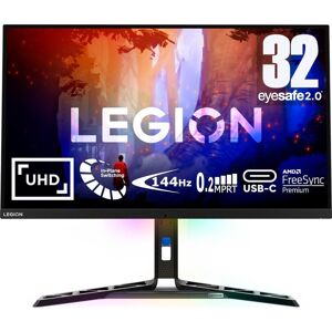 LENOVO Legion Y32P-30 4K Ultra HD 31.5" Gaming Monitor - Black, Black
